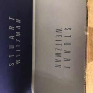 Stuart weitzman Chantelle aluminum chantilly lace